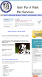 Mobile Screenshot of goinforawalkpetservices.com